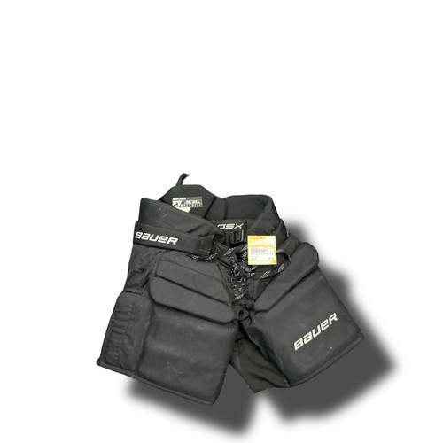 Vist Large View of Product Image Which is Used Bauer BAUER JR SZ XL GOALIE PANTS Junior Goalie Pant Black XL
