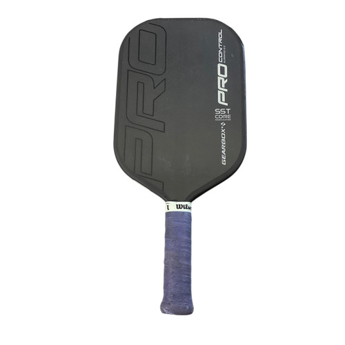 Vist Large View of Product Image Which is Used Gearbox PRO CONTROL ELONGATED 8.0 Pickleball Racquet Black 11760-S000079203