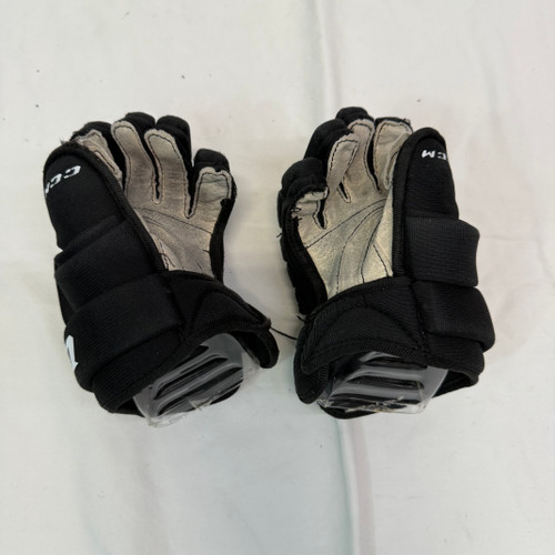 Vist Large View of Product Image Which is Used CCM 4R Youth Gloves Black 9"