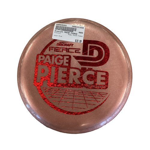 Vist Large View of Product Image Which is Used Discraft PAIGE PIERCE Disc Golf Mid Range Pink