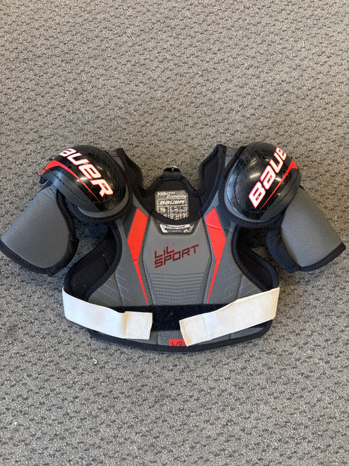 Used Bauer LIL SPORT S/P Youth Shoulder Pads LG 11858-S000077398