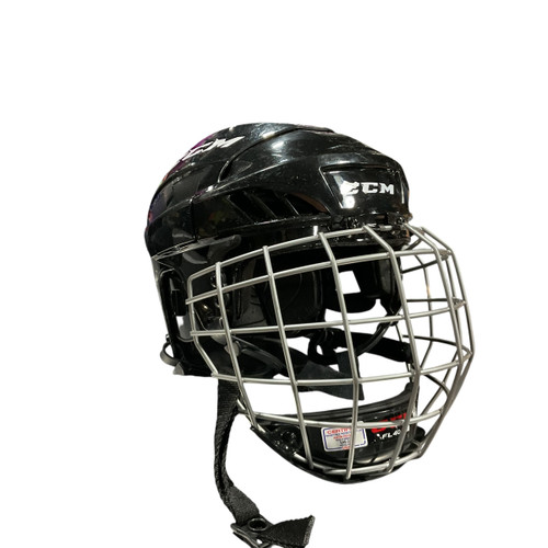 Vist Large View of Product Image Which is Used CCM CCM HOCKEY HELMET Helmet Cage Combo Black SM 11834-S000037878