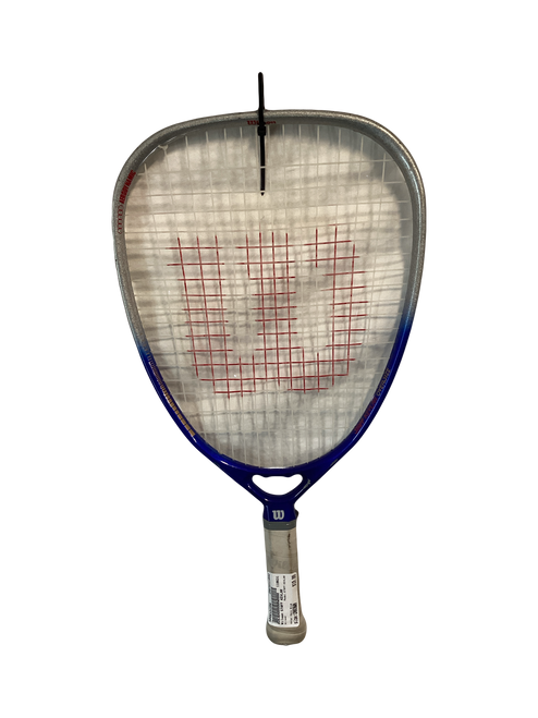 Vist Large View of Product Image Which is Used Wilson STAFF KEVLAR Adult Racquetball Racquet Navy Blue Unknown 11642-S000131356