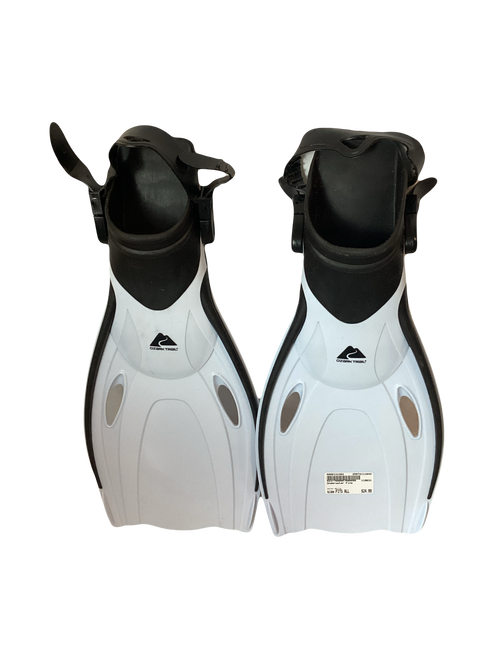 Vist Large View of Product Image Which is Used Underwater Fins White Fits all