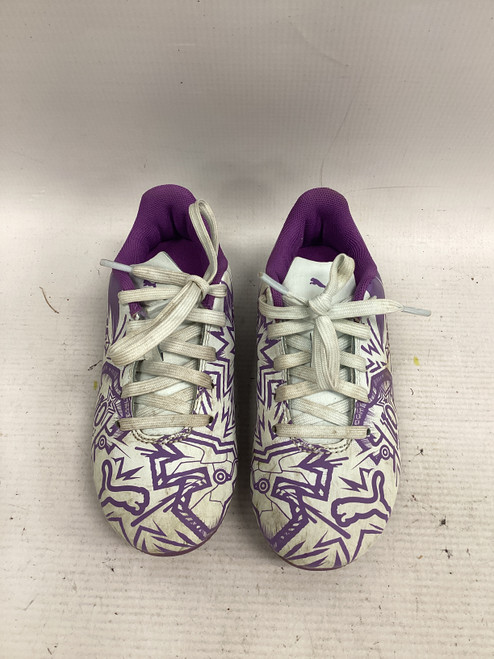 Vist Large View of Product Image Which is Used Puma Soccer Cleats Purple Youth 11.0 11851-S000035040