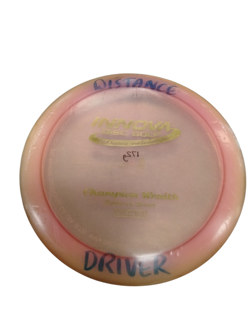 Vist Large View of Product Image Which is Used Innova CHAMPION WRAITH Disc Golf Driver Red 11866-S000026595