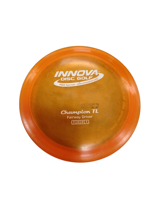 Vist Large View of Product Image Which is Used Innova CHAMPION TL Disc Golf Driver Orange 11866-S000026600