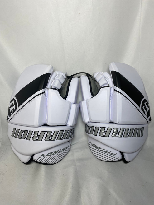 Vist Large View of Product Image Which is New Warrior FATBOY GOALIE GLOVES LAX Goalie Gloves M White LG 11476-S000307517
