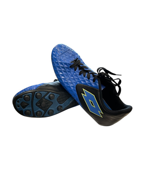 Vist Large View of Product Image Which is Used Lotto Soccer Cleats Royal Blue Senior 8 11856-S000021377