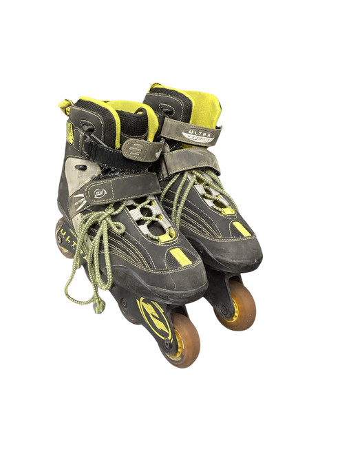Vist Large View of Product Image Which is Used Ultra Wheels ULTRA Senior Rec Fitness Skates Yellow Senior 10