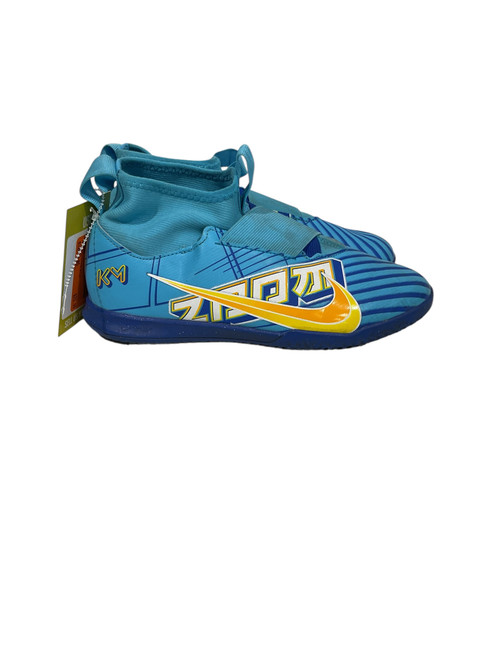 Vist Large View of Product Image Which is Used Nike Soccer Indoor Shoes Carolina Blue Junior 05 11847-S000027759