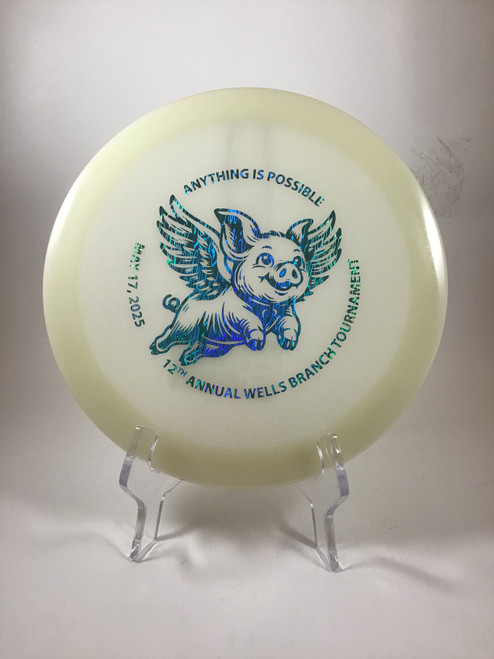 Vist Large View of Product Image Which is New MINT NOCTURNAL PHOENIX Disc Golf Driver White 174g 10105-S000287098