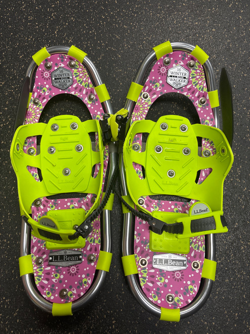 Vist Large View of Product Image Which is Used L.L. Bean Snowshoes Boys Pink 16" 11774-S000082126