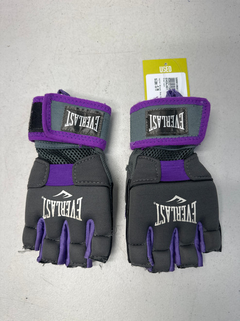 Used Everlast Martial Arts Gloves Black And Purple S/M 11835-S000196813