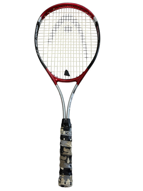 Vist Large View of Product Image Which is Used Head MAGNESIUM Adult Tennis Racquet Black Unknown