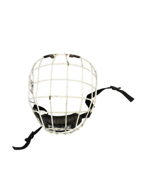 Vist Large View of Product Image Which is Used CCM Hockey Wire Mask White One Size 11768-S000225531