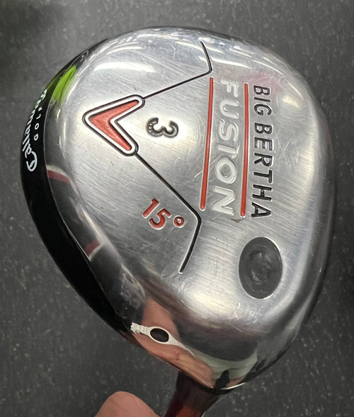 Used Callaway BIG BERTHA FUSHION Mens Fairway Wood RH 3 Wood 11497-S000150476