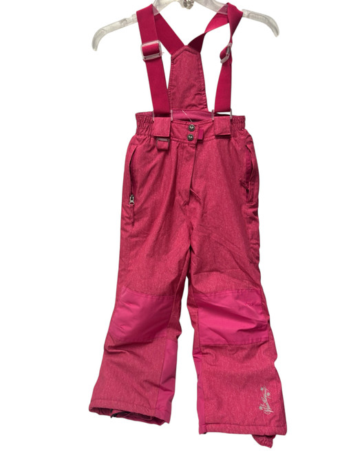 Vist Large View of Product Image Which is Used WEATHER PROOF 32 Snow Bibs Pink Youth 7/8