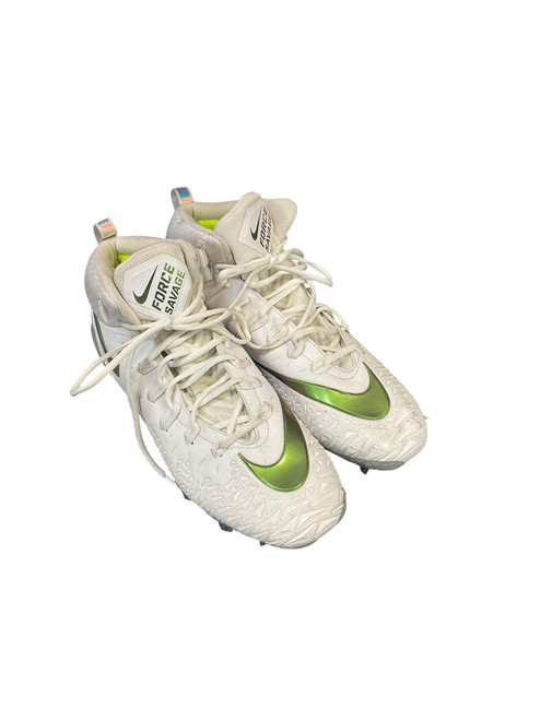 Vist Large View of Product Image Which is Used Nike Adult FB Cleats White Senior 13 11768-S000225532