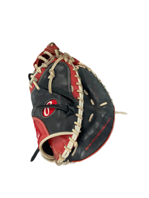 Vist Large View of Product Image Which is Used Rawlings BREAKOUT BB/SB Catchers RH Throw Red 32 1/2"