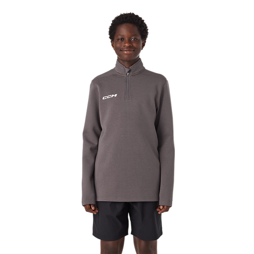 Vist Large View of Product Image Which is CCM Team 1/4 Zip Youth Top