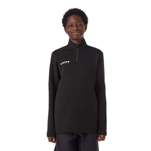 Vist Large View of Product Image Which is CCM Team 1/4 Zip Youth Top