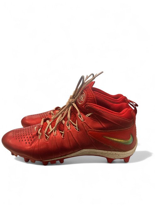 Used Nike HURRACHE Adult FB Cleats Red Senior 11 11863-S000022944