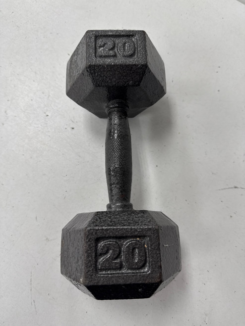 Vist Large View of Product Image Which is Used Hex Dumbbell (Each) Grey 20 lb 11891-S000304700