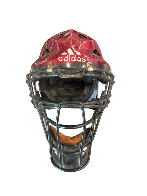Vist Large View of Product Image Which is Used Adidas CATCHERS HELMET Catchers Helmet w/Mask Maroon MD