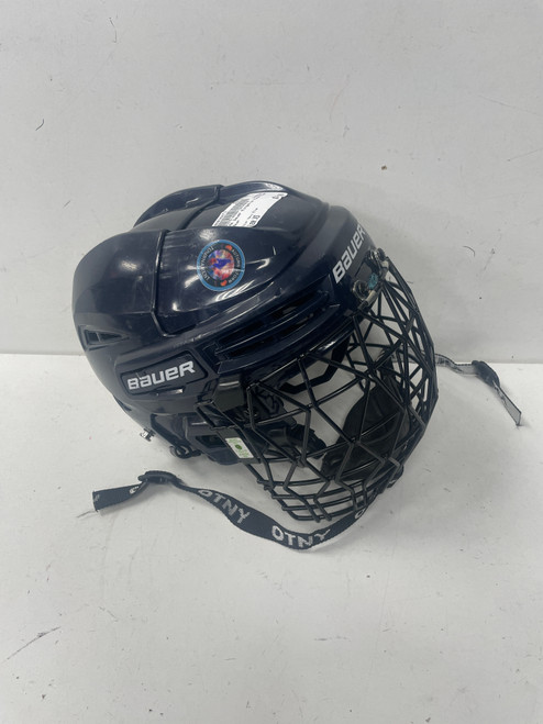 Vist Large View of Product Image Which is Used Bauer Ringette Face Mask Navy Blue XS 11891-S000304711