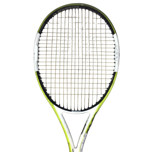 Vist Large View of Product Image Which is Used Wilson N CODE N PRO SURGE Adult Tennis Racquet Optic Yellow 4 3/8"