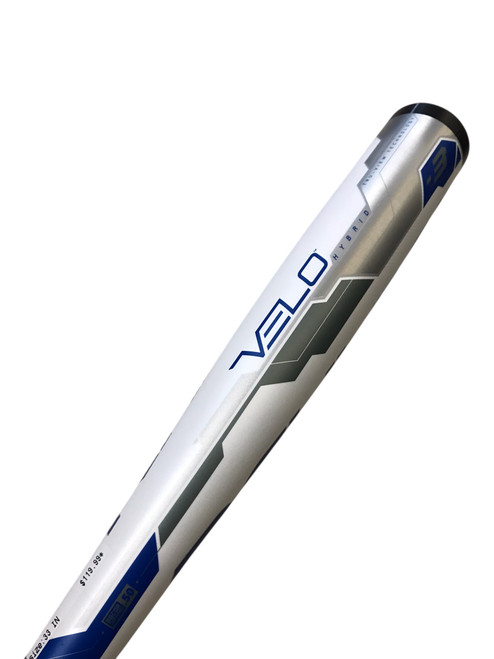 Vist Large View of Product Image Which is Used Rawlings VELO HYBRID BB/SB High School -3 Bat 33"
