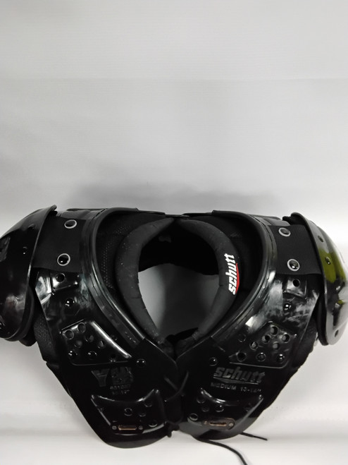 Vist Large View of Product Image Which is Used Schutt Y FLEX 5.2 FB Shoulder Pads Black MD