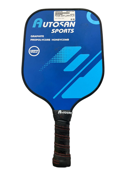 Vist Large View of Product Image Which is Used AUTOSAN SPORTS GRAPHITE PB PADDLE Pickleball Racquet Royal Blue 11484-S000284709