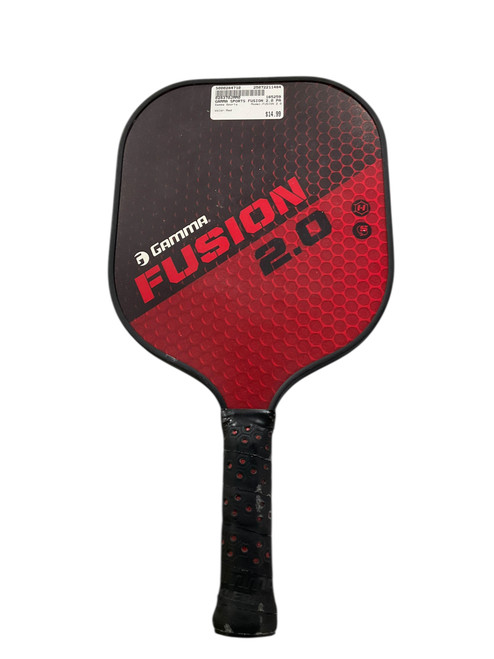 Vist Large View of Product Image Which is Used Gamma Sports FUSION 2.0 Pickleball Racquet Red 11484-S000284710