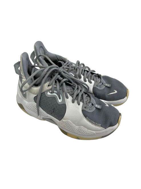 Used Nike PG 5 TB Mens 6 Basketball Shoes M White And Grey  11692-S000139058