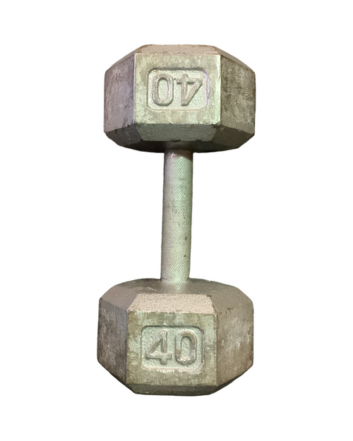 Vist Large View of Product Image Which is Used Hex Dumbbell (Each) 40 lb