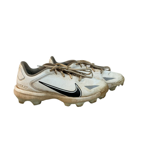 Vist Large View of Product Image Which is Used Nike 8 NIKE TROUT BB CLEATS BB/SB Cleats White Senior 8