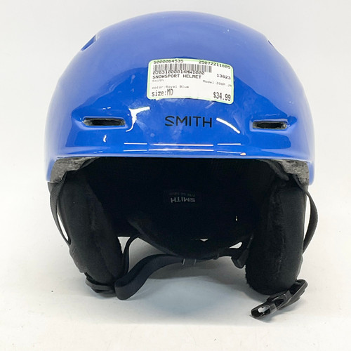 Vist Large View of Product Image Which is Used Smith ZOOM JR Snowsport Helmet Youth Royal Blue MD 11805-S000064535