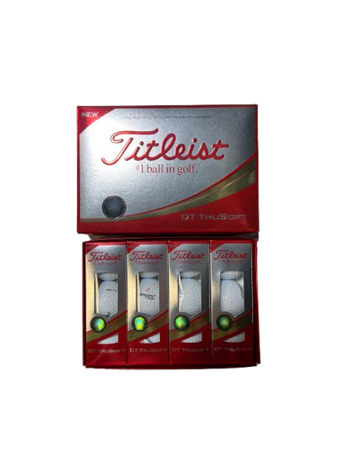Vist Large View of Product Image Which is Used Titleist DT TRUSOFT 12 Pack - Golf Balls 11843-S000016451