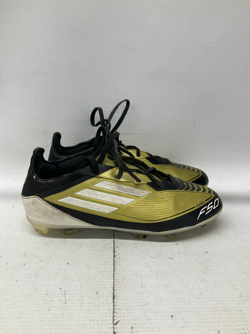 Vist Large View of Product Image Which is Used Adidas F50 Soccer Cleats Gold Junior 03.5 11836-S000028766