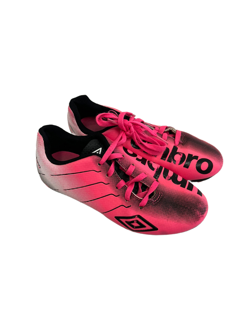 Vist Large View of Product Image Which is Used Umbro Jr 1 Pink Soccer Cleats 11692-S000139086