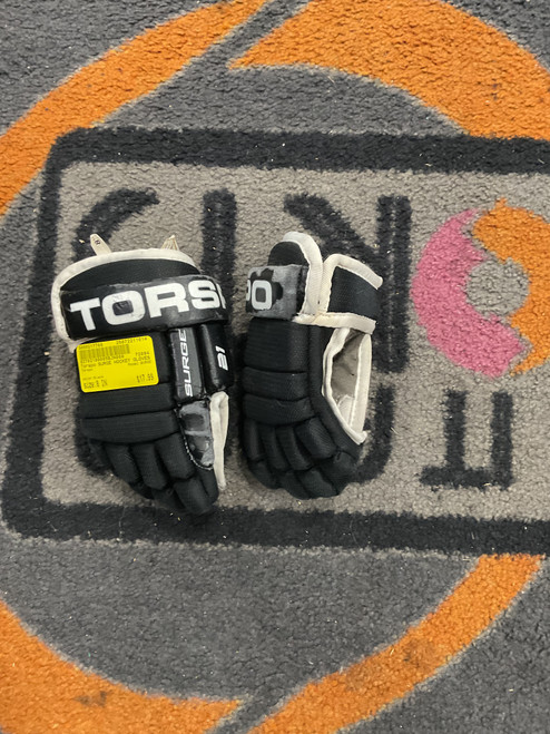 Vist Large View of Product Image Which is Used Torspo BURGE Youth Gloves Black 8" 11614-S000217766