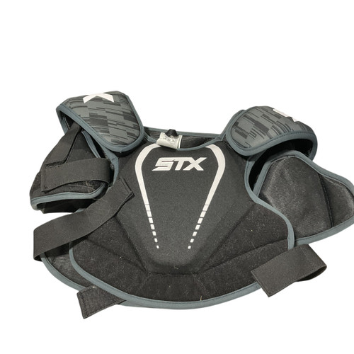 Vist Large View of Product Image Which is Used STX STALLION 75 Lacrosse Shoulder Pads Black MD 11834-S000037953