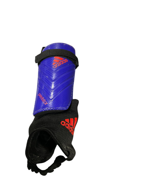 Vist Large View of Product Image Which is Used Adidas Soccer Shin Guards Youth Royal Blue SM 11834-S000037954