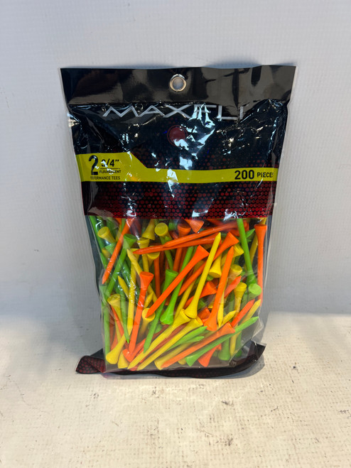 Vist Large View of Product Image Which is Used Maxfli 2 3/4 FLOURESCENT PERFORMANCE TEES Golf Accessory 11878-S000021758