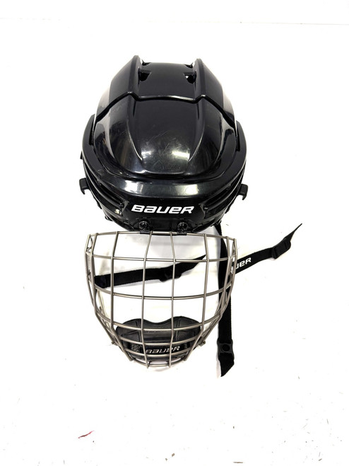 Vist Large View of Product Image Which is Used Bauer IMS 5 W XS PROFILE 3 CAGE Helmet Cage Combo Black SM 11860-S000294661