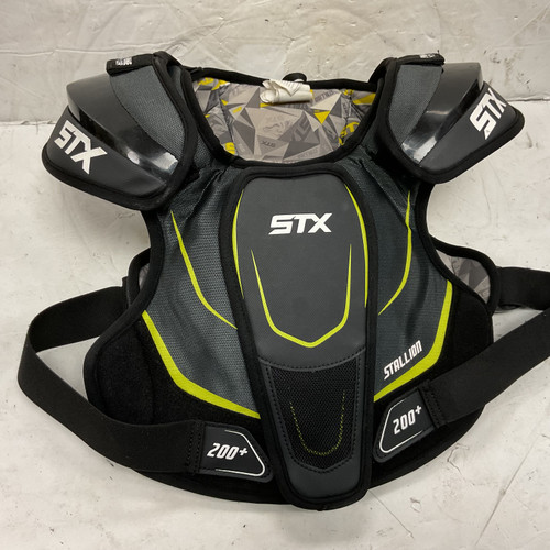 Vist Large View of Product Image Which is Used STX STALLION 200+ Lacrosse Shoulder Pads Black LG 11855-S000188294