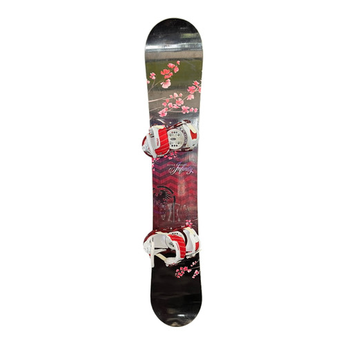 Used NEVER SUMMER INFINITY Womens Board/Bindings Black 154 cm 11820-S000043820