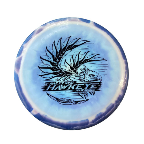 Vist Large View of Product Image Which is Used Innova HAWKEYE TOUR SERIES Disc Golf Driver Royal Blue 11479-S000399270